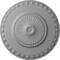 Ekena Millwork Lyon Ceiling Medallion (Fits Canopies up to 3 5/8"), 23 1/2"OD x 3 1/4"P, Primed White CM23LY - alternate 1